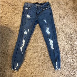 Blue Age Destroyed Jeggings